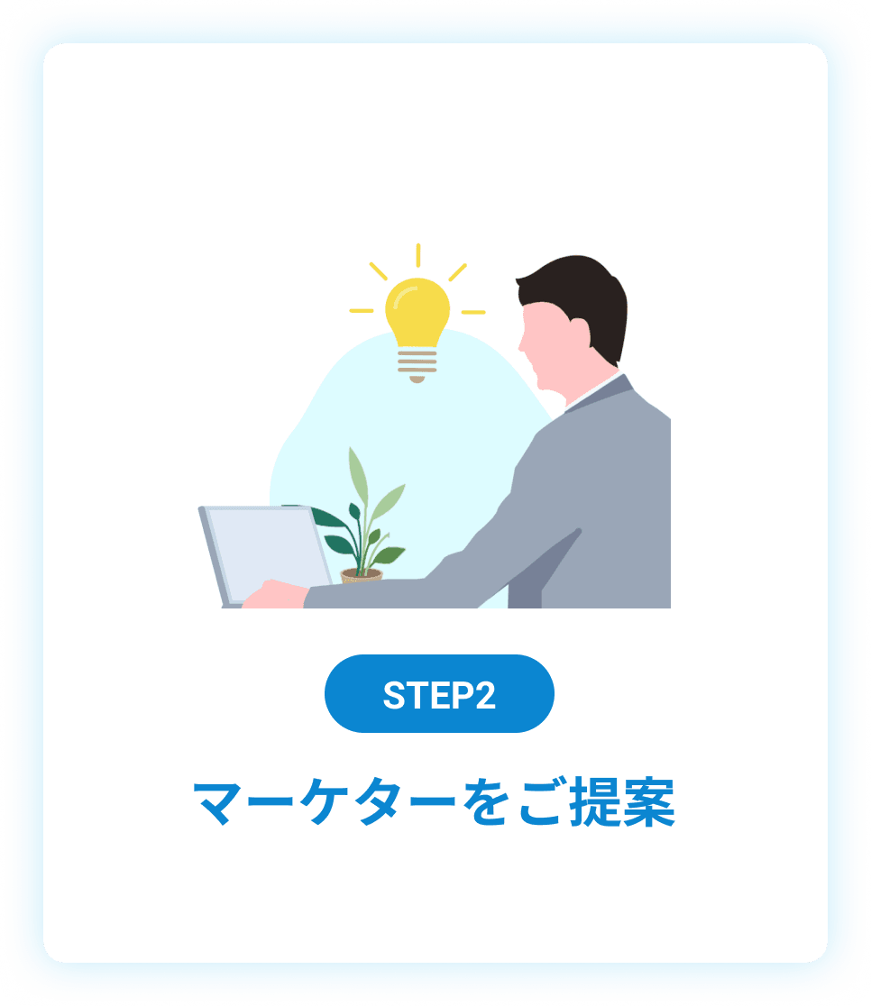 STEP2 マーケターをご提案